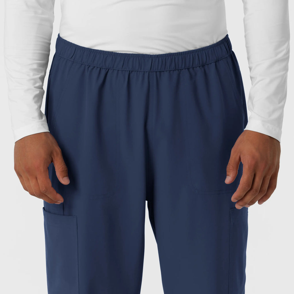 Wink Scrubs Men's Straight Leg Cargo Scrub Pant Navy | scrub-supply.com
