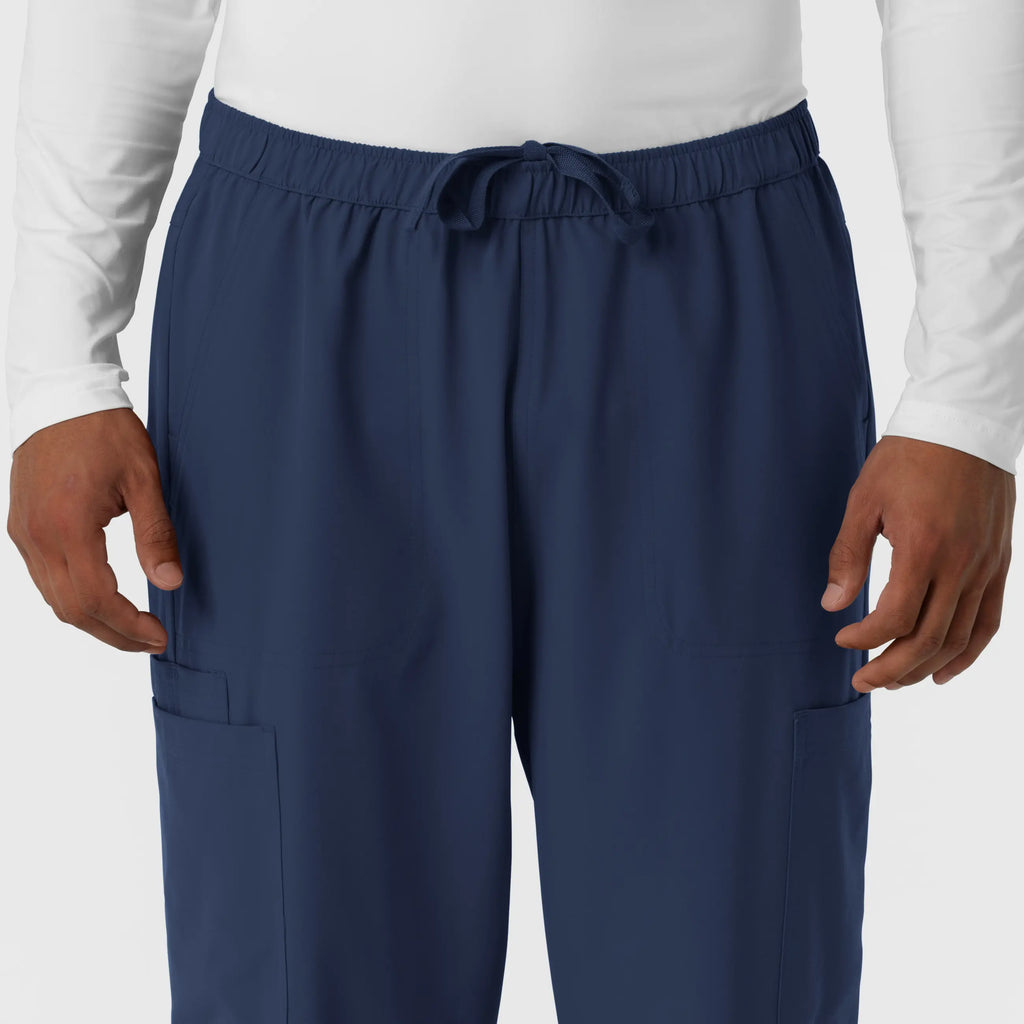 Wink Scrubs Men's Straight Leg Cargo Scrub Pant Navy | scrub-supply.com