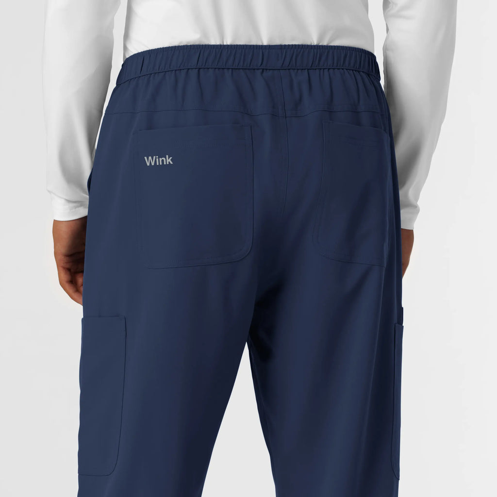 Wink Scrubs Men's Straight Leg Cargo Scrub Pant Navy | scrub-supply.com