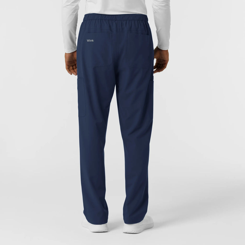 Wink Scrubs Men's Straight Leg Cargo Scrub Pant Navy | scrub-supply.com