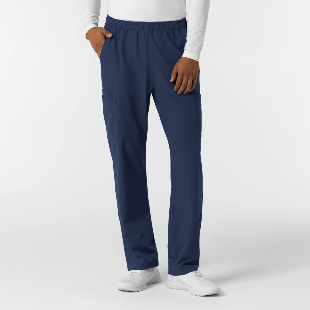 Wink Scrubs Men's Straight Leg Cargo Scrub Pant Navy | scrub-supply.com