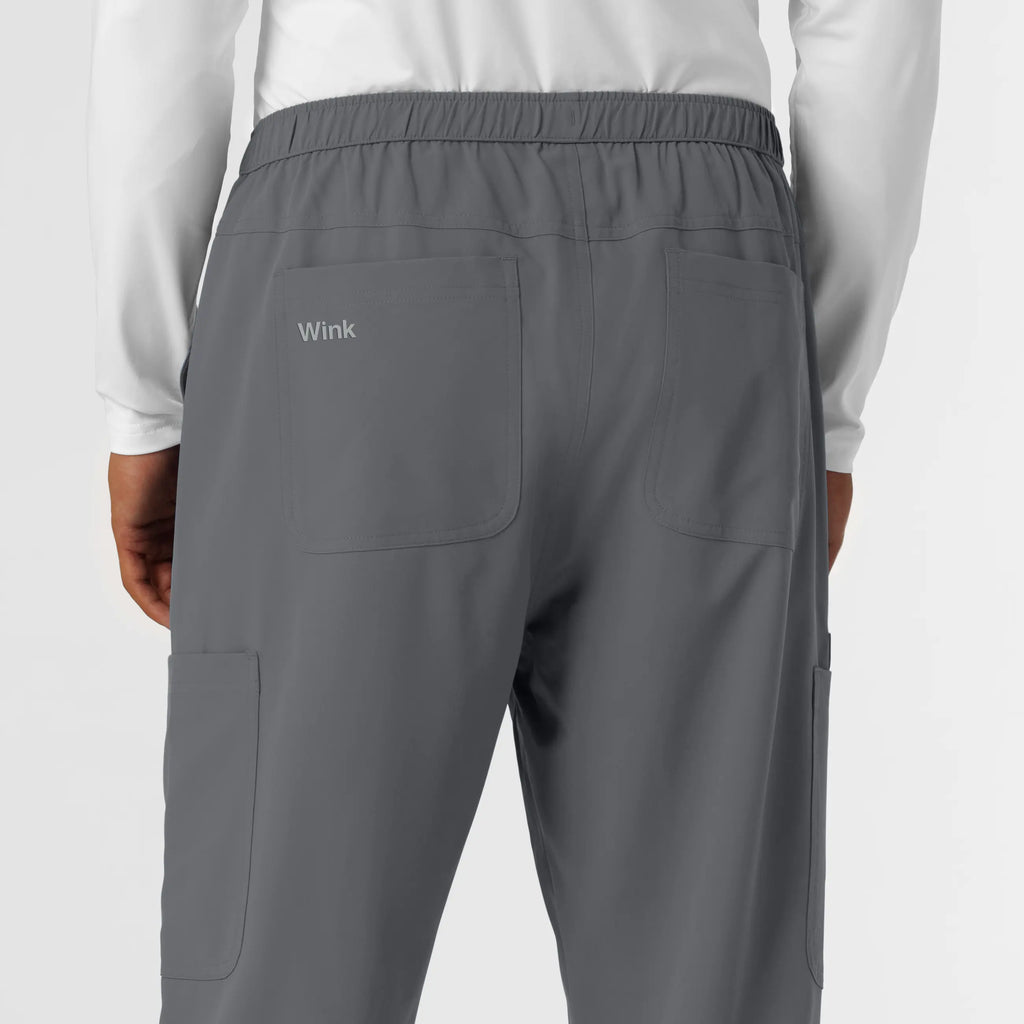 Wink Scrubs Men's Straight Leg Cargo Scrub Pant Pewter | scrub-supply.com