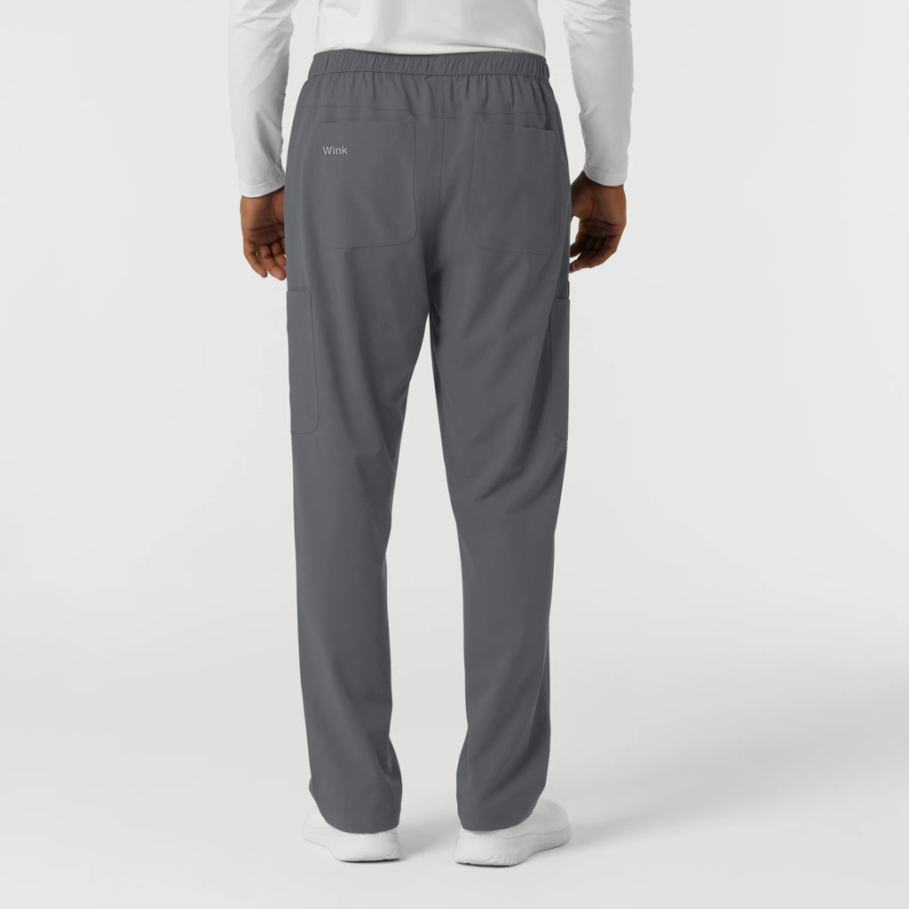 Wink Scrubs Men's Straight Leg Cargo Scrub Pant Pewter | scrub-supply.com