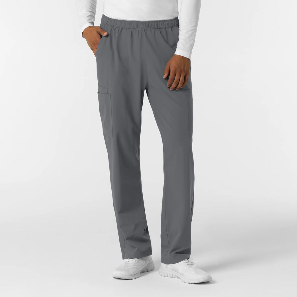 Wink Scrubs Men's Straight Leg Cargo Scrub Pant Pewter | scrub-supply.com