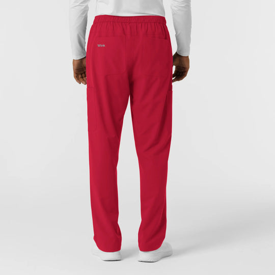 Wink Scrubs Men's Straight Leg Cargo Scrub Pant Red | scrub-supply.com