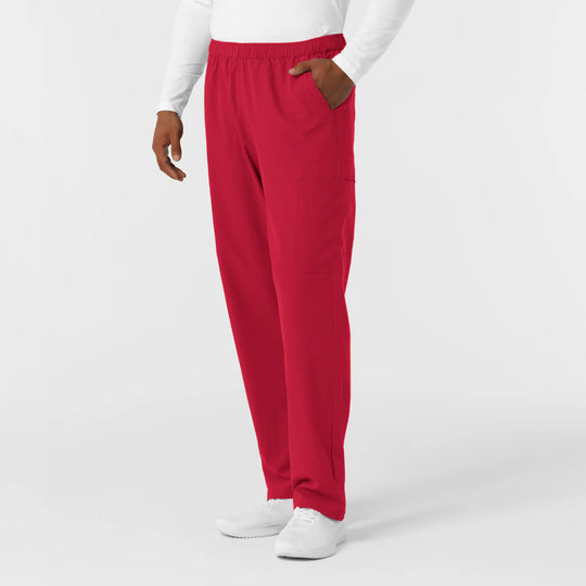 Wink Scrubs Men's Straight Leg Cargo Scrub Pant Red | scrub-supply.com