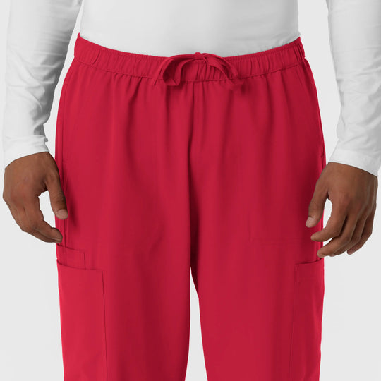 Wink Scrubs Men's Straight Leg Cargo Scrub Pant Red | scrub-supply.com