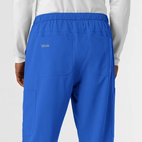 Wink Scrubs Men's Straight Leg Cargo Scrub Pant Royal Blue | scrub-supply.com