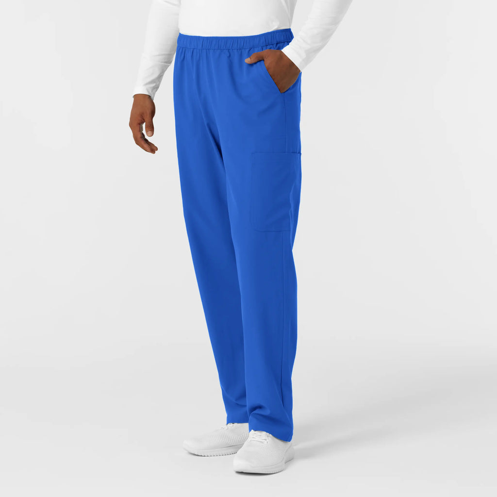 Wink Scrubs Men's Straight Leg Cargo Scrub Pant Royal Blue | scrub-supply.com