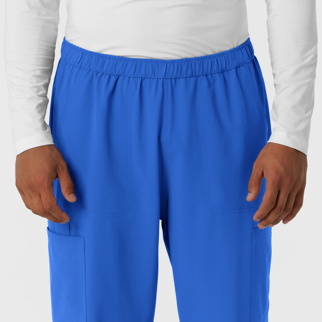 Wink Scrubs Men's Straight Leg Cargo Scrub Pant Royal Blue | scrub-supply.com