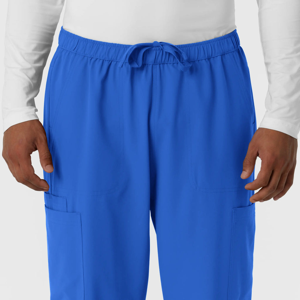 Wink Scrubs Men's Straight Leg Cargo Scrub Pant Royal Blue | scrub-supply.com