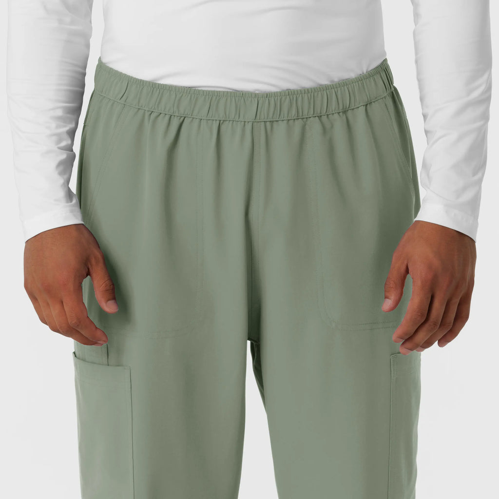 Wink Scrubs Men's Straight Leg Cargo Scrub Pant Sage | scrub-supply.com