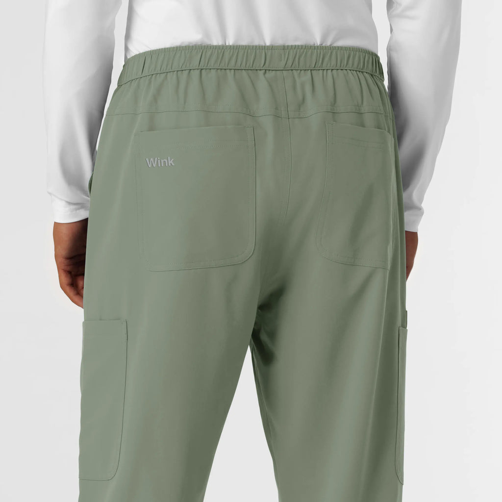 Wink Scrubs Men's Straight Leg Cargo Scrub Pant Sage | scrub-supply.com