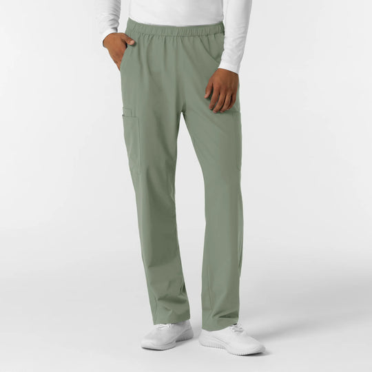 Wink Scrubs Men's Straight Leg Cargo Scrub Pant Sage | scrub-supply.com