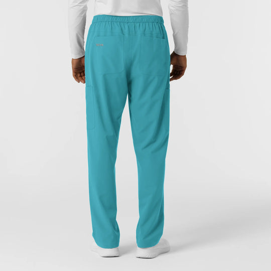 Wink Scrubs Men's Straight Leg Cargo Scrub Pant Teal | scrub-supply.com