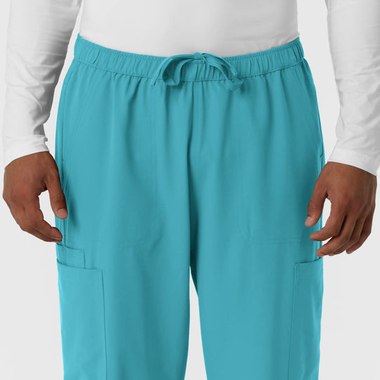 Wink Scrubs Men's Straight Leg Cargo Scrub Pant Teal | scrub-supply.com