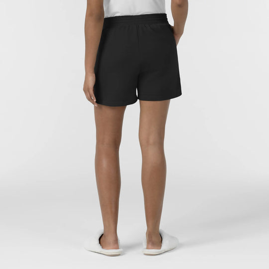 Wink Scrubs Women's High Rise Shorts Black | scrub-supply.com