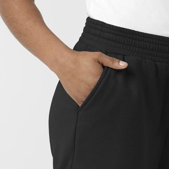 Wink Scrubs Women's High Rise Shorts Black | scrub-supply.com