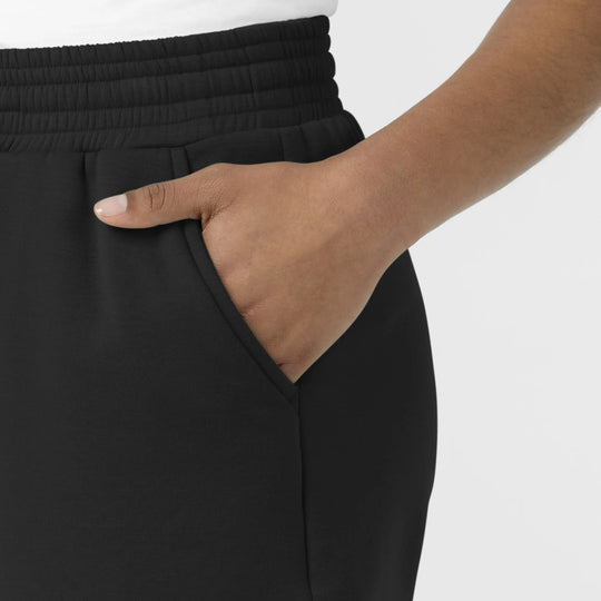 Wink Scrubs Women's High Rise Shorts Black | scrub-supply.com