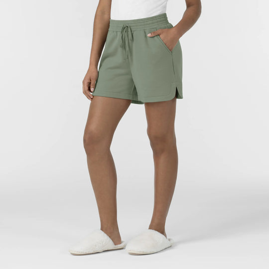 Wink Scrubs Women's High Rise Shorts Sage | scrub-supply.com