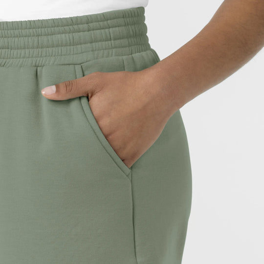 Wink Scrubs Women's High Rise Shorts Sage | scrub-supply.com