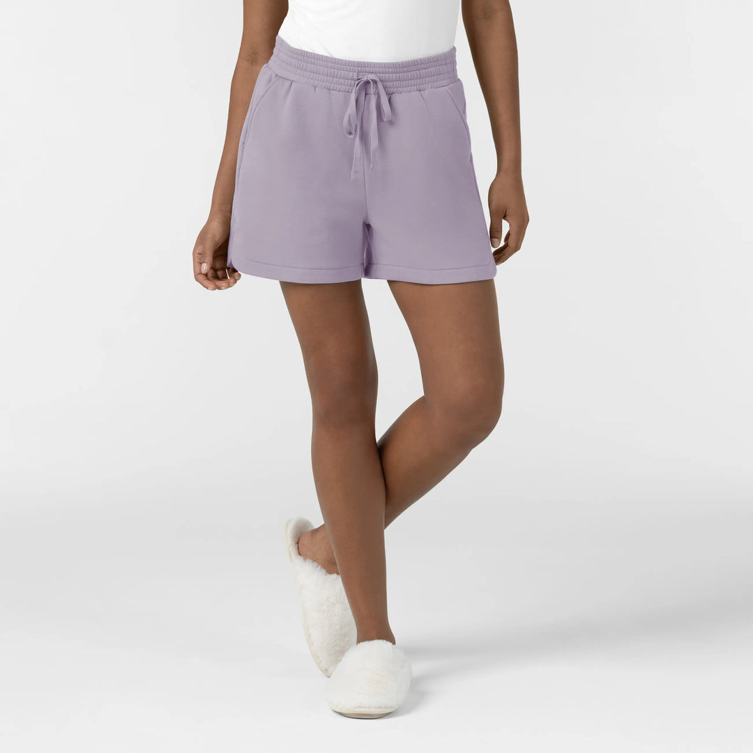 Wink Scrubs Women's High Rise Shorts Wisteria | scrub-supply.com
