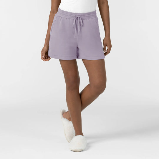 Wink Scrubs Women's High Rise Shorts Wisteria | scrub-supply.com