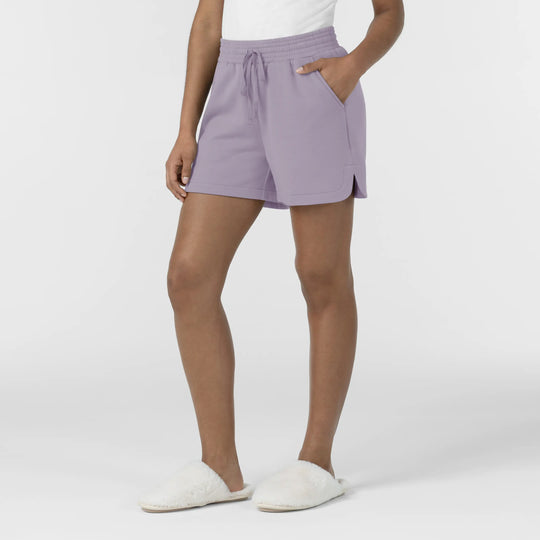 Wink Scrubs Women's High Rise Shorts Wisteria | scrub-supply.com