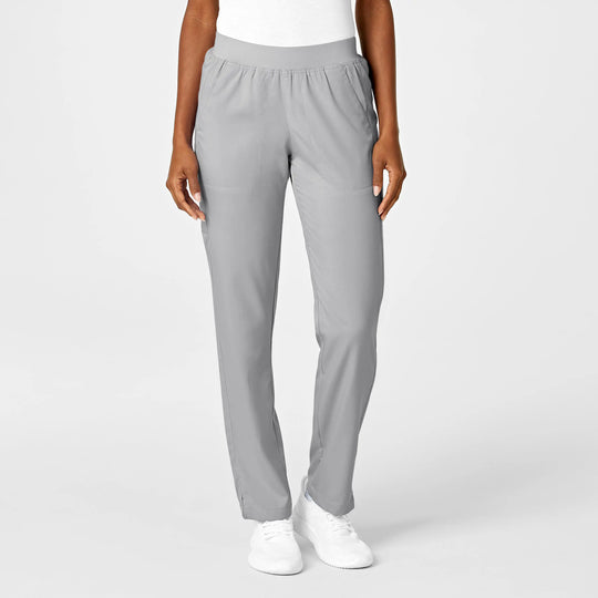 Wink Scrubs Women's Knit Waist Cargo Scrub Pant Grey | scrub-supply.com