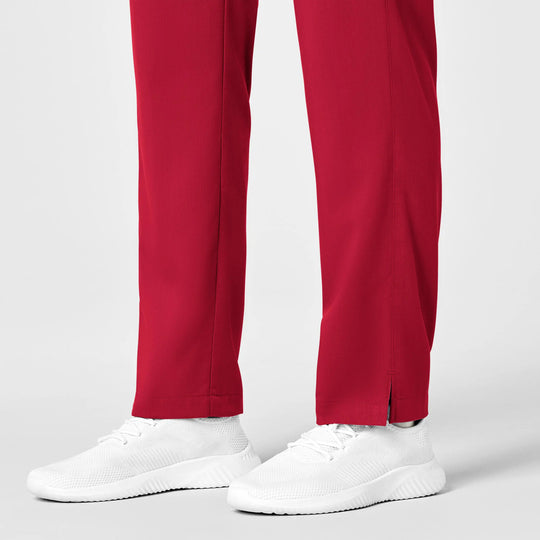 Wink Scrubs Women's Knit Waist Cargo Scrub Pant Red | scrub-supply.com