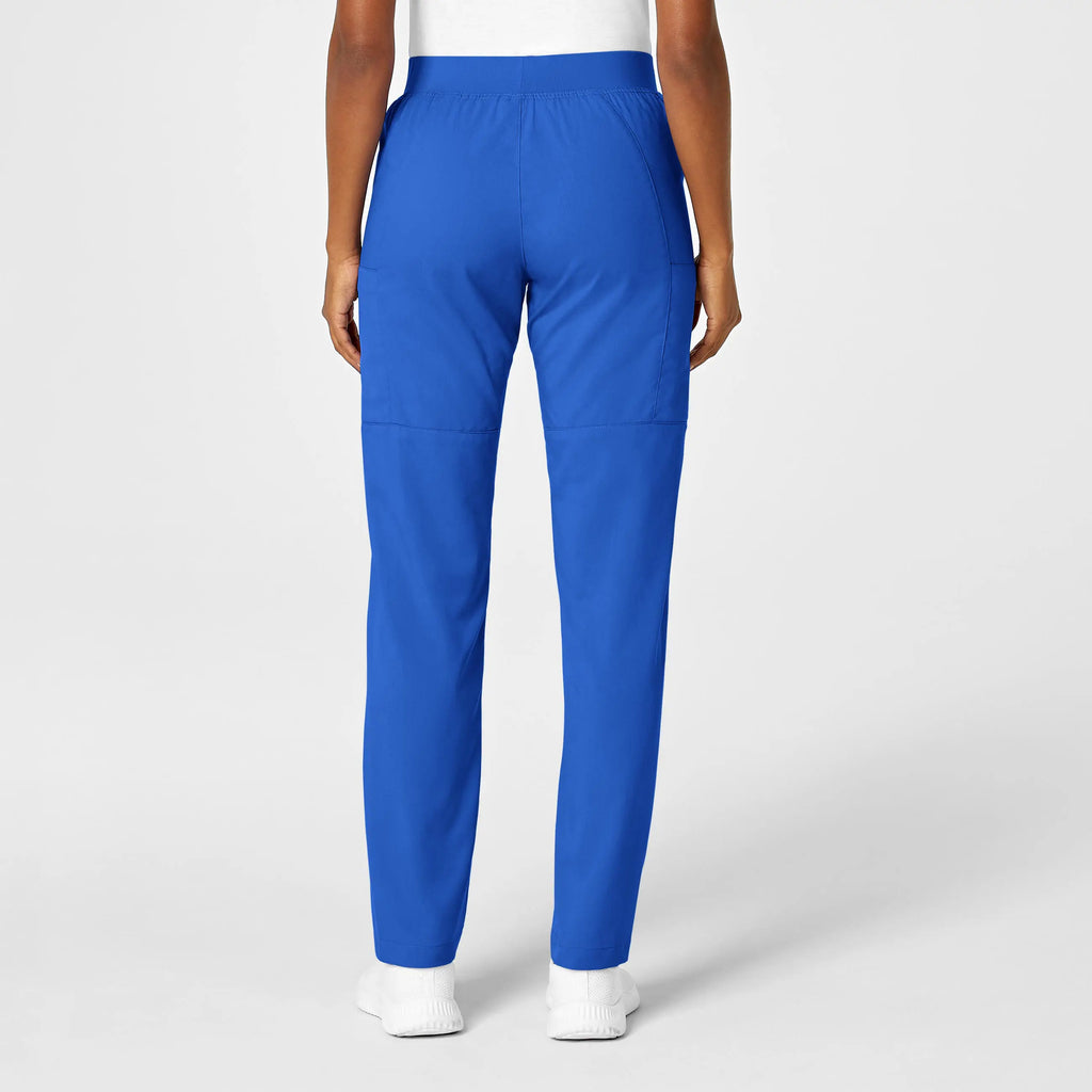 Wink Scrubs Women's Knit Waist Cargo Scrub Pant Royal Blue | scrub-supply.com