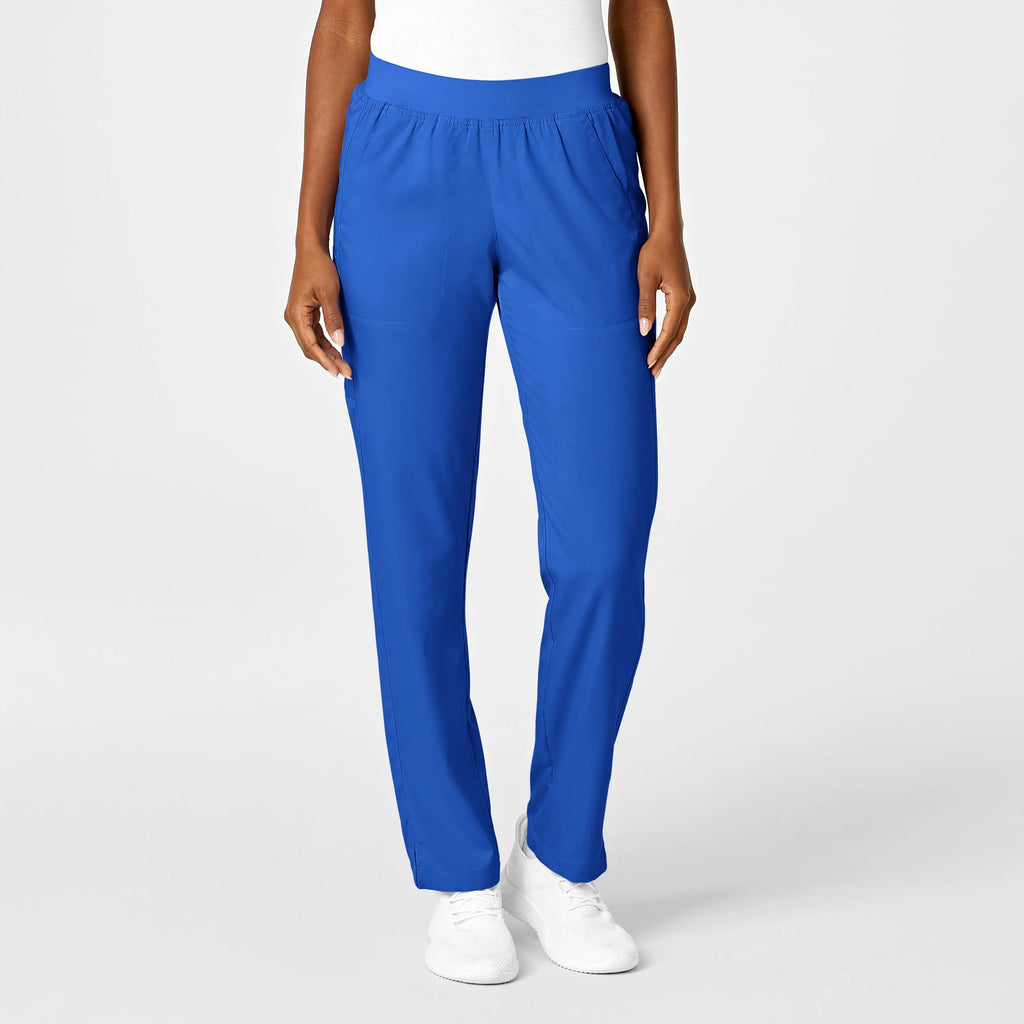 Wink Scrubs Women's Knit Waist Cargo Scrub Pant Royal Blue | scrub-supply.com