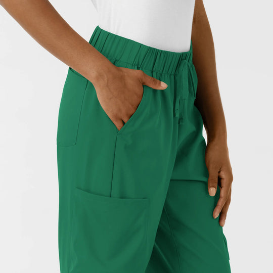 Wink Scrubs Women's Classic Wide Leg Cargo Scrub Pant Hunter | scrub-supply.com