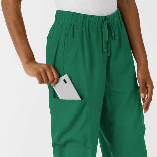 Wink Scrubs Women's Classic Wide Leg Cargo Scrub Pant Hunter | scrub-supply.com