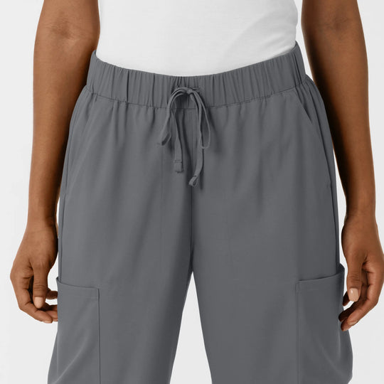 Wink Scrubs Women's Classic Wide Leg Cargo Scrub Pant Pewter | scrub-supply.com