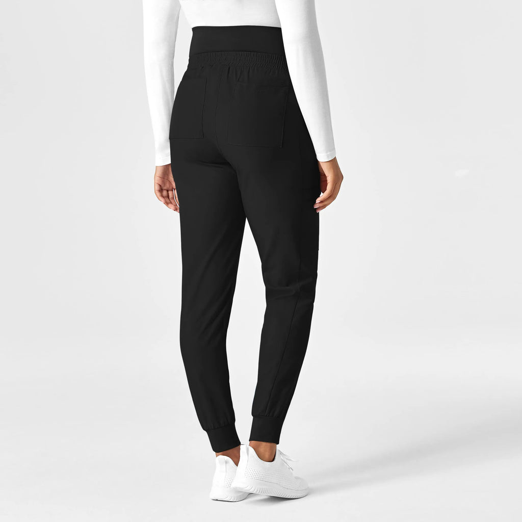 Wink Scrubs Maternity Jogger Scrub Pant Black | scrub-supply.com