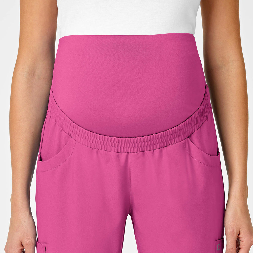 Wink Scrubs Maternity Jogger Scrub Pant Hot Pink | scrub-supply.com