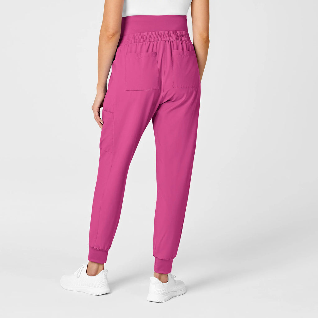 Wink Scrubs Maternity Jogger Scrub Pant Hot Pink | scrub-supply.com