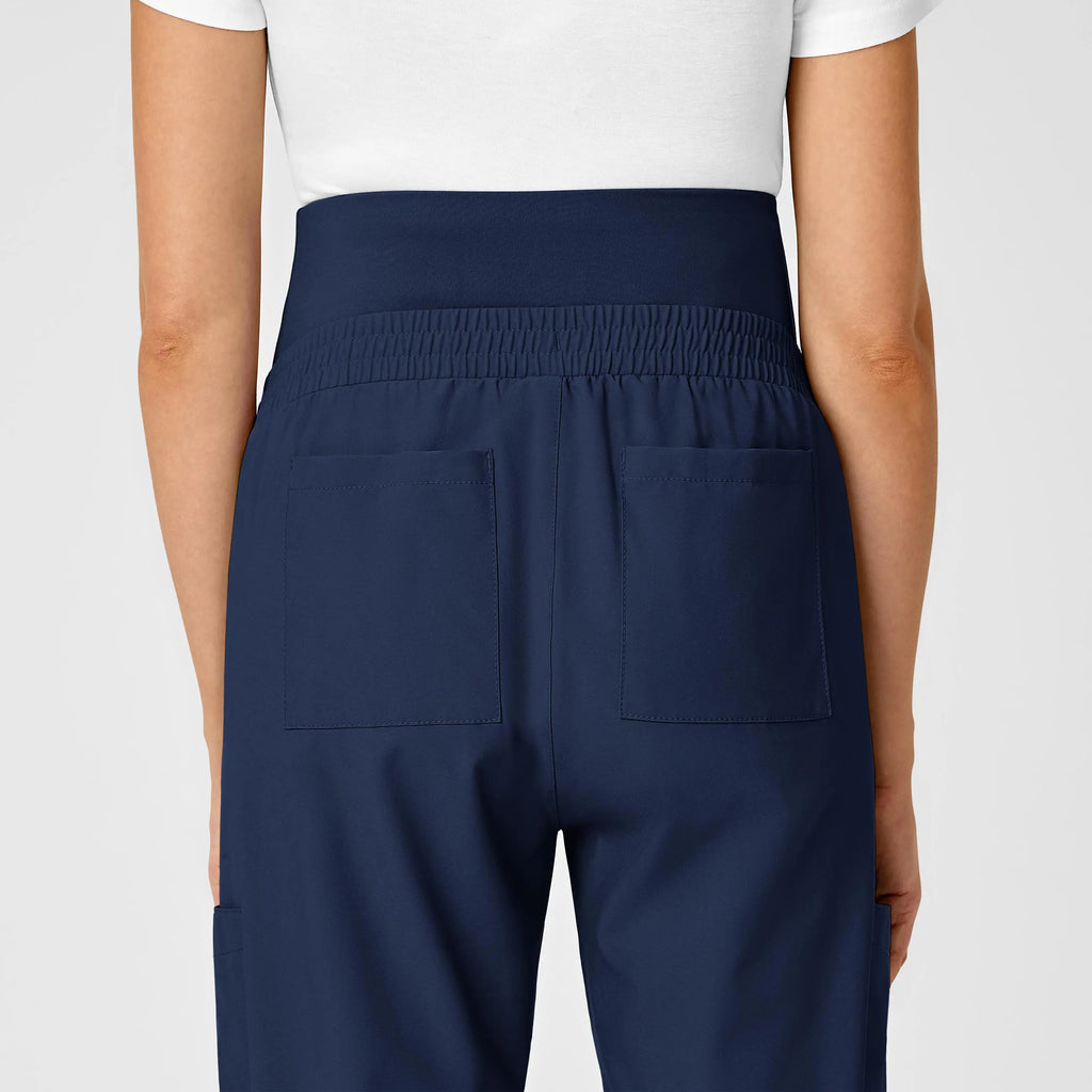 Wink Scrubs Maternity Jogger Scrub Pant Navy | scrub-supply.com