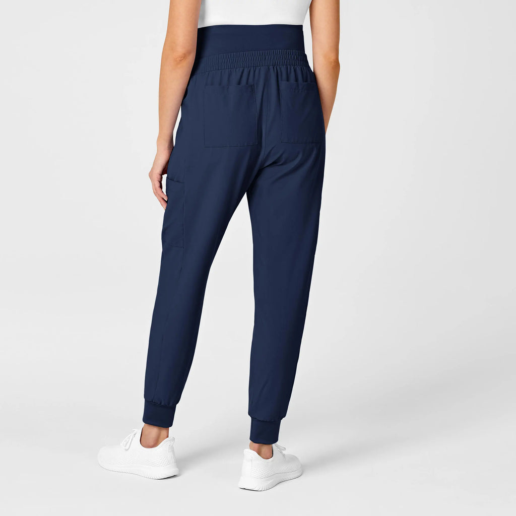 Wink Scrubs Maternity Jogger Scrub Pant Navy | scrub-supply.com