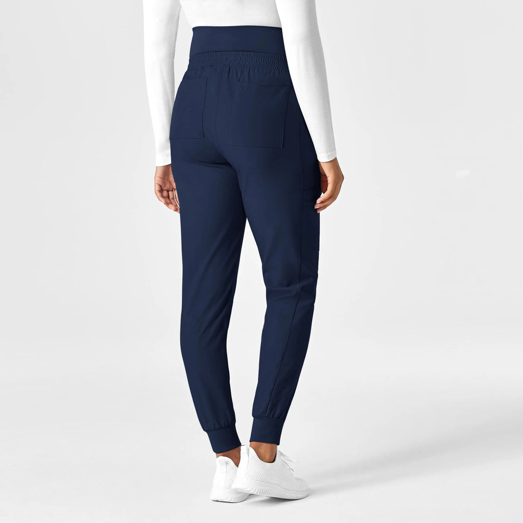 Wink Scrubs Maternity Jogger Scrub Pant Navy | scrub-supply.com