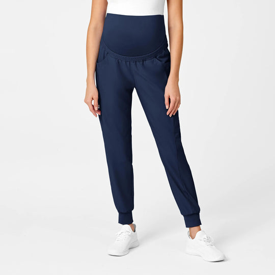 Wink Scrubs Maternity Jogger Scrub Pant Navy | scrub-supply.com