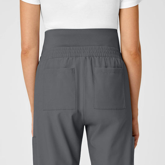 Wink Scrubs Maternity Jogger Scrub Pant Pewter | scrub-supply.com
