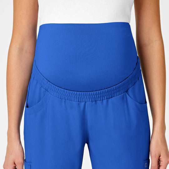 Wink Scrubs Maternity Jogger Scrub Pant Royal Blue | scrub-supply.com