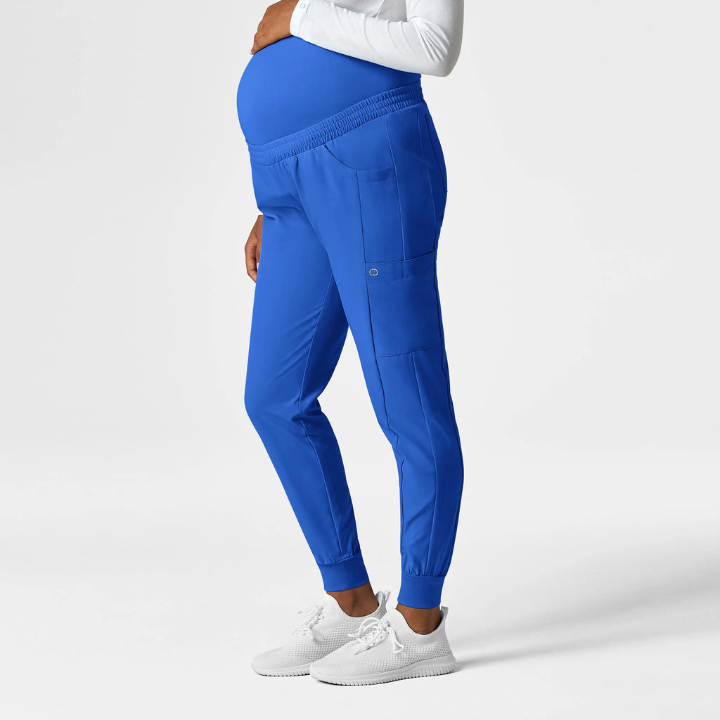 Wink Scrubs Maternity Jogger Scrub Pant Royal Blue | scrub-supply.com