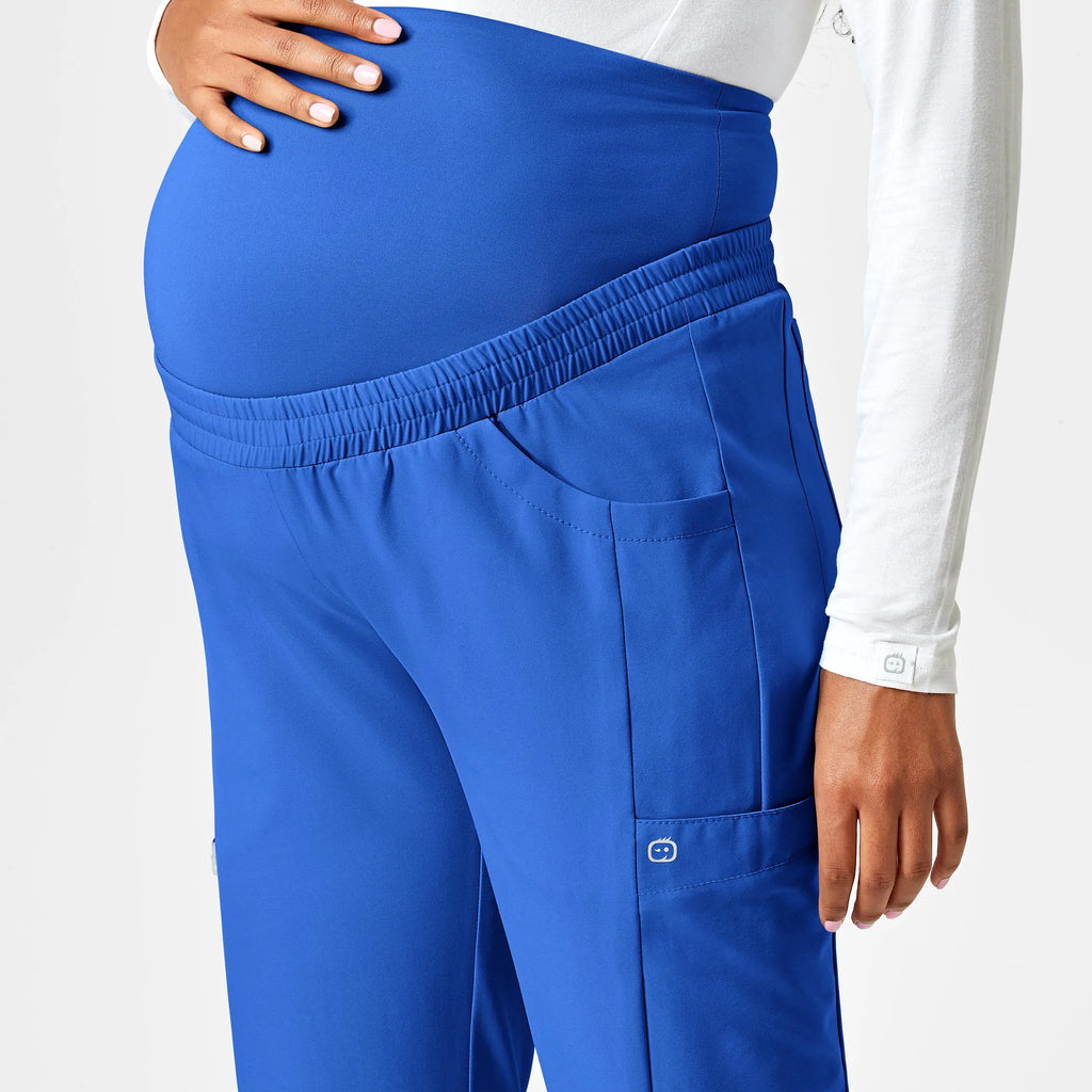 Wink Scrubs Maternity Jogger Scrub Pant Royal Blue | scrub-supply.com