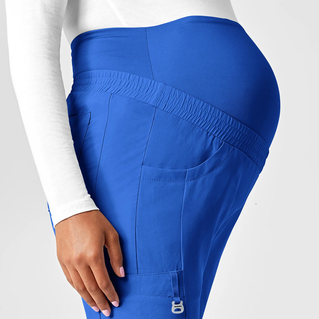 Wink Scrubs Maternity Jogger Scrub Pant Royal Blue | scrub-supply.com