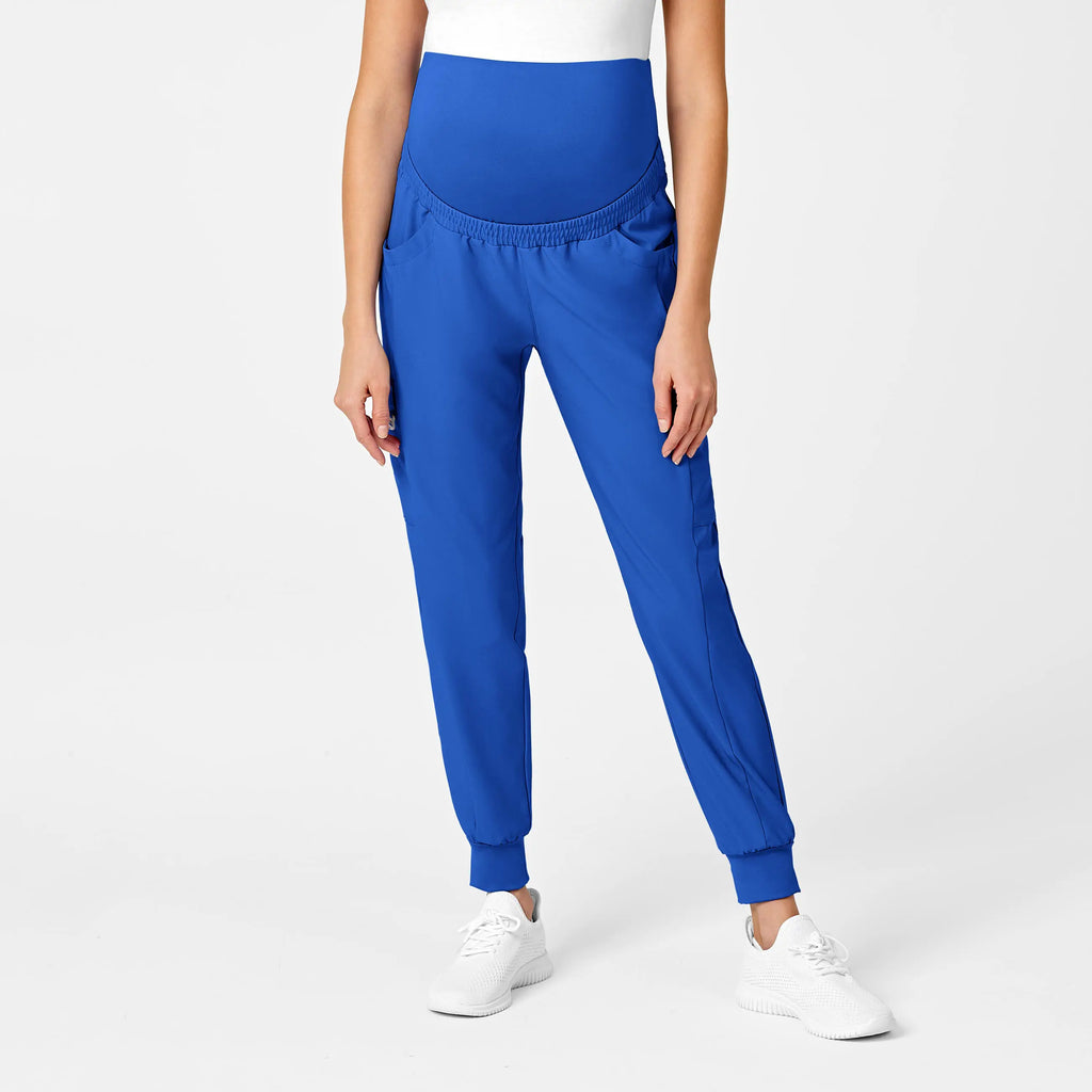 Wink Scrubs Maternity Jogger Scrub Pant Royal Blue | scrub-supply.com