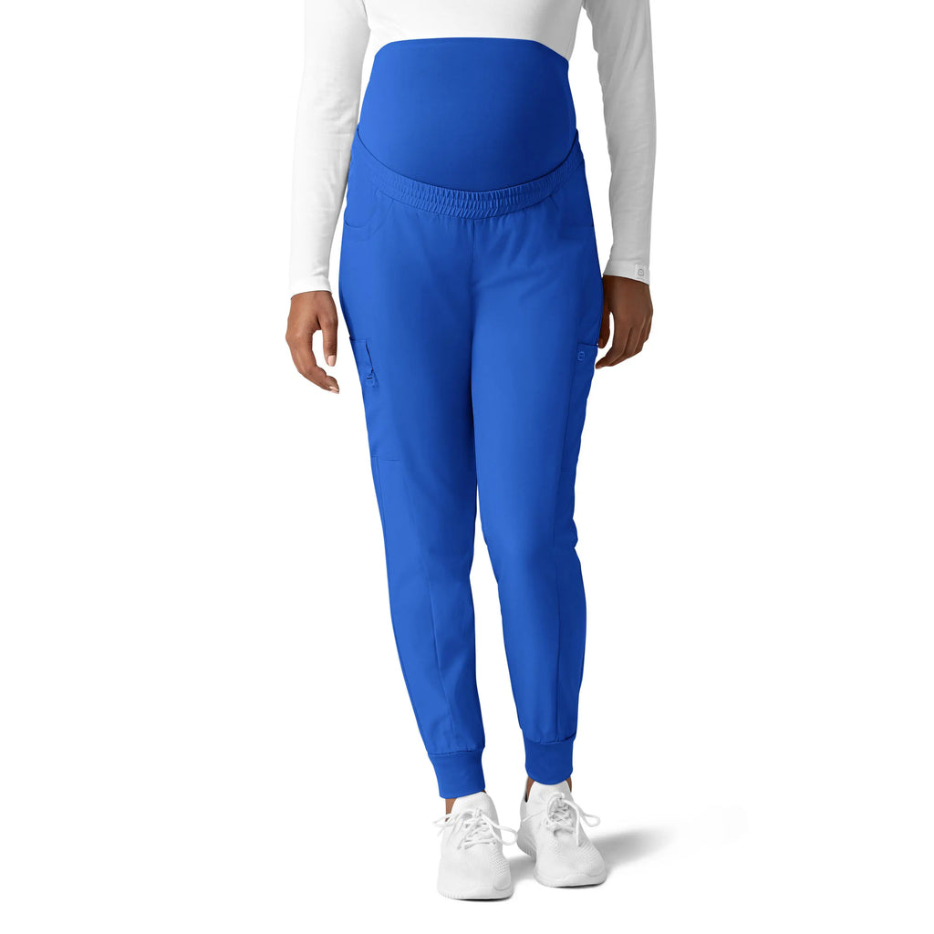 Wink Scrubs Maternity Jogger Scrub Pant Royal Blue | scrub-supply.com