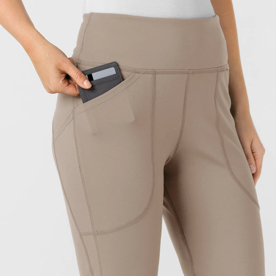 Wink Scrubs Knit Women's Flare Yoga Scrub Pant Haze | scrub-supply.com